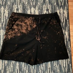 Bleach Dyed Shorts